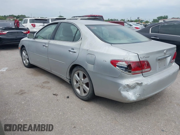 2005 Lexus ES 350 with VIN JTHBA30G855112252, listed as a IAAI auction lot 42038835 with 194,568 mi miles and . Bid and sale history available at carsss.com. Image 3.