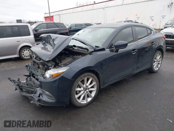 2017 Mazda 3 Touring with VIN 3MZBN1V72HM103660, listed as a IAAI auction lot 41588084 with 95,184 mi miles and . Bid and sale history available at DreamBid. Image 2.