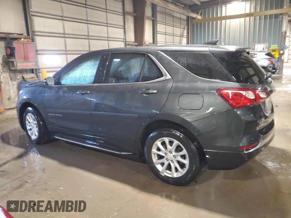 2018 Chevrolet Equinox LT with VIN 2GNAXSEVXJ6206846, listed as a Copart auction lot 46976605 with 76,830 mi miles and Salvage Title. Bid and sale history available at DreamBid. Image 2.