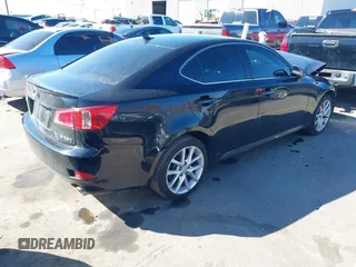 2011 Lexus IS 250 with VIN JTHCF5C29B5046243, listed as a IAAI auction lot 41688970 with 180,840 mi miles and . Bid and sale history available at DreamBid. Image 4.