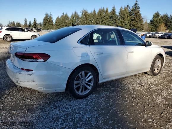 2020 Volkswagen Passat 2.0T SE with VIN 1VWSA7A33LC007743, listed as a Copart auction lot 43016845 with 107,457 mi miles and Salvage Title. Bid and sale history available at carsss.com. Image 3.