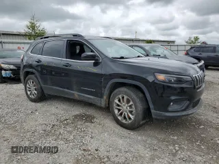 2022 Jeep Cherokee Latitude Lux with VIN 1C4PJMMX5ND500116, listed as a Copart auction lot 55146115 with Not provided miles and Salvage title. Bid and sale history available at DreamBid. Image 4.