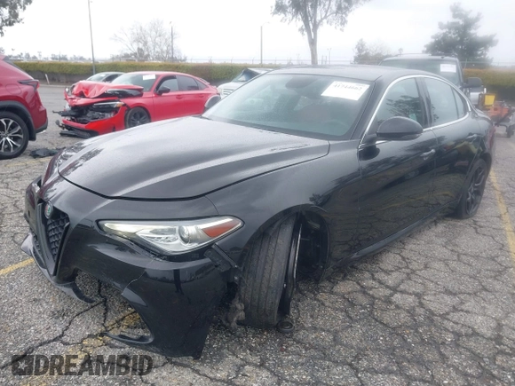 2019 Alfa Romeo Giulia z VIN ZARFAMAN5K7621548, wystawiony jako IAAI lot #41744662 z przebiegiem 63 759 mil mil oraz . Historia ofert i sprzedaży dostępna na DreamBid. Obrazek 2.