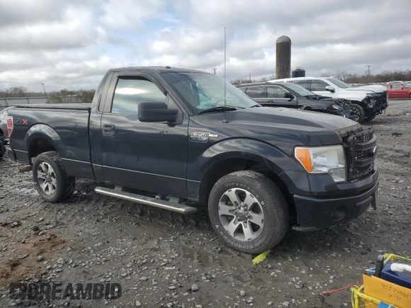 2013 Ford F-150 XL with VIN 1FTMF1CF5DKD45167, listed as a Copart auction lot 45029525 with 141,749 mi miles and Salvage title. Bid and sale history available at DreamBid. Image 4.