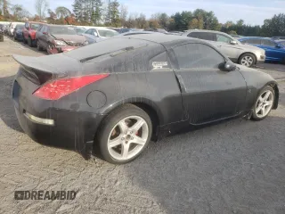 2007 Nissan 350Z with VIN JN1BZ34D37M504870, listed as a Copart auction lot 74778484 with 103,289 mi miles and Salvage Title. Bid and sale history available at DreamBid. Image 3.