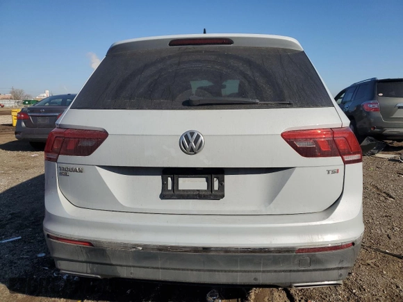 2018 Volkswagen Tiguan SEL Premium with VIN 3VV5B7AX9JM222542, listed as a Copart auction lot 48412055 with 93,329 mi miles and Salvage Title. Bid and sale history available at DreamBid. Image 6.