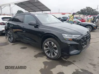 2024 Audi Q8 Premium with VIN WA1AVBF13RD001693, listed as a IAAI auction lot 41461914 with 1,751 mi miles and . Bid and sale history available at DreamBid. Image 1.