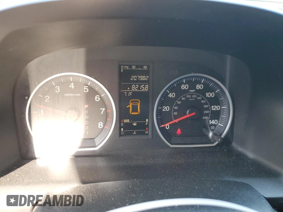 2008 Honda CR-V EX-L with VIN JHLRE38798C016030, listed as a Copart auction lot 49146585 with 207,982 mi miles and Salvage Title. Bid and sale history available at carsss.com. Image 9.