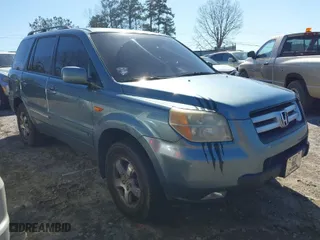 2006 Honda Pilot EX with VIN 2HKYF18456H516414, listed as a IAAI auction lot 41784477 with 241,735 mi miles. Bid and sale history available at carsss.com. Image 1.
