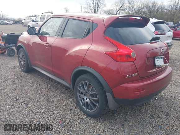 2013 Nissan Juke SV with VIN JN8AF5MV5DT224900, listed as a IAAI auction lot 41967453 with 165,213 mi miles. Bid and sale history available at carsss.com. Image 3.