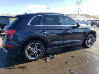 2018 Audi SQ5 with VIN WA1C4BFY9J2231103, listed as a Copart auction lot 42599285 with 94,182 mi miles and Salvage Title. Bid and sale history available at DreamBid. Image 3.