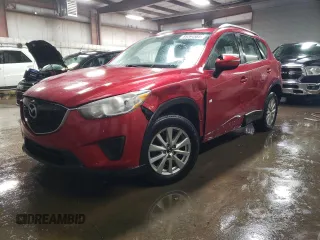 2015 Mazda CX-5 Sport z VIN JM3KE2BE1F0484792, wystawiony jako Copart lot #85264564 z przebiegiem 98 946 mil mil oraz Szkoda całkowita • Salvage title. Historia ofert i sprzedaży dostępna na DreamBid. Obrazek 1.