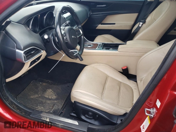 2018 Jaguar XE 25t Prestige with VIN SAJAK4FX4JCP19005, listed as a Copart auction lot 64603524 with 0 mi miles and Salvage Title. Bid and sale history available at carsss.com. Image 7.