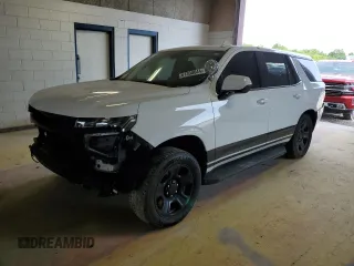 2022 Chevrolet Tahoe Commercial z VIN 1GNSKLED8NR249267, wystawiony jako Copart lot #61300644 z przebiegiem Nie podano mil oraz Szkoda całkowita • Salvage title. Historia ofert i sprzedaży dostępna na DreamBid. Obrazek 1.