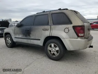 2007 Jeep Grand Cherokee Laredo with VIN 1J8GS48K77C595243, listed as a Copart auction lot 48493455 with 76,934 mi miles and Salvage Title. Bid and sale history available at carsss.com. Image 2.