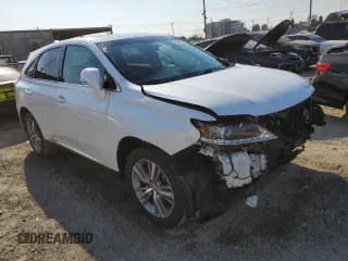 2015 Lexus RX 450h with VIN 2T2ZB1BAXFC003348, listed as a Copart auction lot 88293535 with 107,161 mi miles and Salvage Title. Bid and sale history available at DreamBid. Image 4.