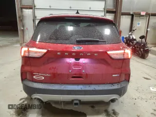 2020 Ford Escape Titanium with VIN 1FMCU9J97LUA00654, listed as a Copart auction lot 83695954 with 44,974 mi miles and Salvage title. Bid and sale history available at DreamBid. Image 6.