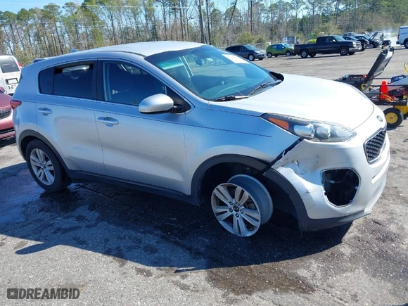 2017 Kia Sportage LX with VIN KNDPM3AC6H7036632, listed as a IAAI auction lot 41770722 with 113,484 mi miles. Bid and sale history available at carsss.com. Image 1.