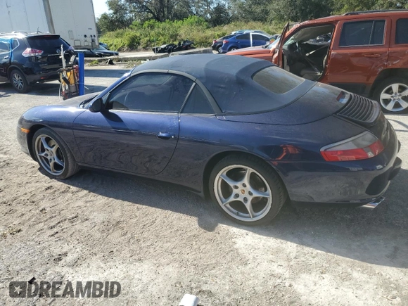 2005 Porsche 911 Carrera with VIN WP0CA29945S650078, listed as a Copart auction lot 76583414 with 92,356 mi miles and Salvage Title. Bid and sale history available at carsss.com. Image 2.