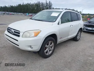 2008 Toyota RAV4 Ltd with VIN JTMBD31V885167715, listed as a IAAI auction lot 42160981 with 186,171 mi miles. Bid and sale history available at carsss.com. Image 2.