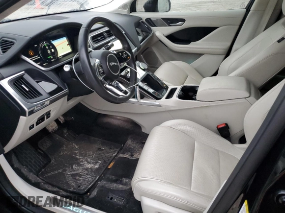 2020 Jaguar I-Pace HSE z VIN SADHD2S19L1F85837, wystawiony jako Copart lot #82815084 z przebiegiem 56 076 mil mil oraz Szkoda całkowita • Salvage title. Historia ofert i sprzedaży dostępna na DreamBid. Obrazek 7.