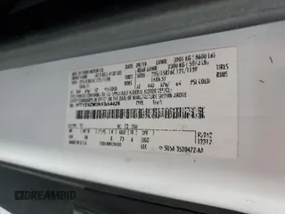 2019 Ford Transit с VIN 1FTYE9ZM3KKB64428, выставлен на аукционе Copart как лот 44021955 с пробегом 113 939 миль миль и На запчасти • Non repairable. История ставок и продаж доступна на DreamBid. Изображение 14.