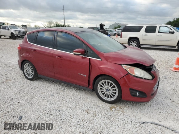 2013 Ford C-Max SEL with VIN 1FADP5BU3DL550877, listed as a Copart auction lot 53393705 with 184,879 mi miles and Salvage Title. Bid and sale history available at carsss.com. Image 4.