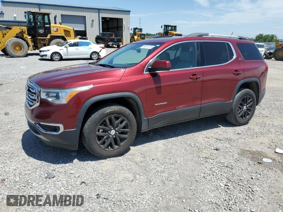 2018 GMC Acadia SLT with VIN 1GKKNMLS4JZ158499, listed as a Copart auction lot 56871215 with 80,744 mi miles and Salvage title. Bid and sale history available at DreamBid. Image 1.