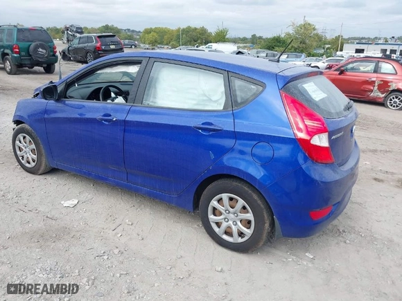 2012 Hyundai Accent GS with VIN KMHCT5AE9CU036421, listed as a IAAI auction lot 40410679 with 99,288 mi miles. Bid and sale history available at carsss.com. Image 3.