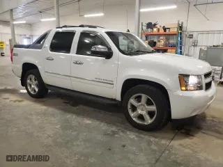2010 Chevrolet Avalanche LTZ with VIN 3GNVKGE06AG242863, listed as a Copart auction lot 54746485 with 135,399 mi miles and Salvage Title. Bid and sale history available at carsss.com. Image 4.