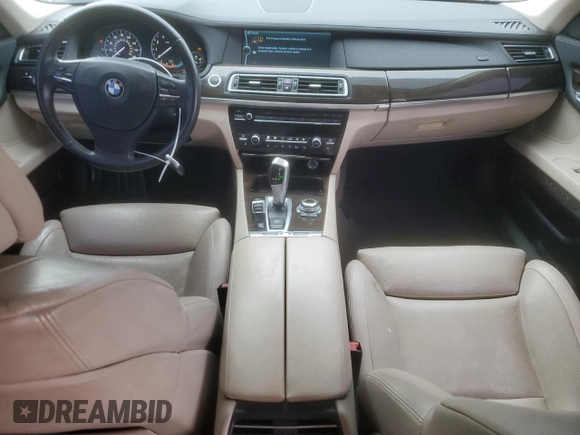 2011 BMW 7 Series 750Li with VIN WBAKB8C53BCY66203, listed as a Copart auction lot 55884985 with 87,593 mi miles and Clean title. Bid and sale history available at DreamBid. Image 8.