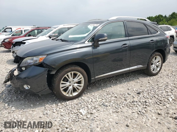 2010 Lexus RX 450h with VIN JTJBC1BA0A2405337, listed as a Copart auction lot 60196715 with 201,004 mi miles and Clean title. Bid and sale history available at DreamBid. Image 1.