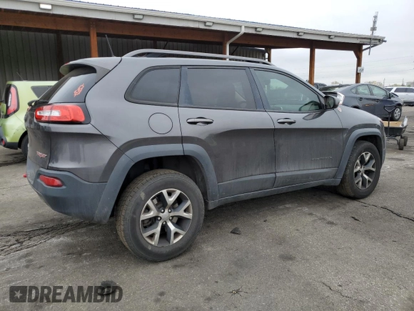 2016 Jeep Cherokee Trailhawk with VIN 1C4PJMBB0GW164437, listed as a Copart auction lot 54776985 with 158,801 mi miles and Salvage title. Bid and sale history available at DreamBid. Image 3.