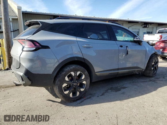 2024 Kia Sportage X-Line with VIN 5XYK6CDF6RG159488, listed as a Copart auction lot 44323165 with Not Provided miles and Salvage Title. Bid and sale history available at carsss.com. Image 3.