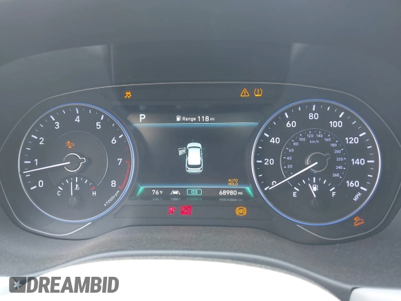 2020 Hyundai Palisade SEL with VIN KM8R4DHE0LU168653, listed as a IAAI auction lot 42174925 with 68,980 mi miles and . Bid and sale history available at DreamBid. Image 7.