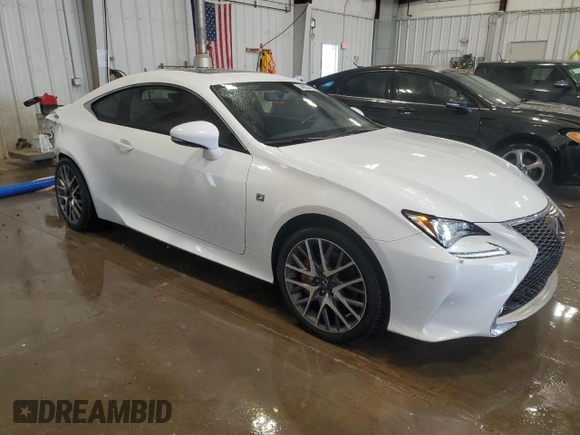 2016 Lexus RC 350 F Sport z VIN JTHSE5BC5G5006614, wystawiony jako Copart lot #54055445 z przebiegiem 141 229 mil mil oraz Czysty tytuł • Clean title. Historia ofert i sprzedaży dostępna na DreamBid. Obrazek 4.