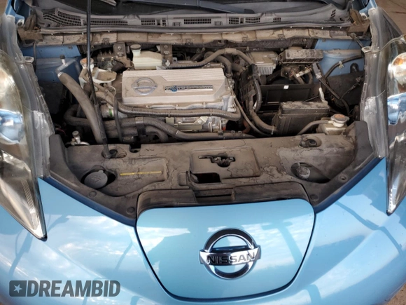 2011 Nissan LEAF SL with VIN JN1AZ0CPXBT001891, listed as a Copart auction lot 87545915 with 100,430 mi miles and Clean Title. Bid and sale history available at carsss.com. Image 11.