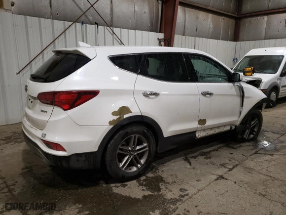 2017 Hyundai Santa Fe Sport 2.4L with VIN 5NMZT3LB0HH022718, listed as a Copart auction lot 42056675 with 78,865 mi miles and Salvage Title. Bid and sale history available at carsss.com. Image 3.