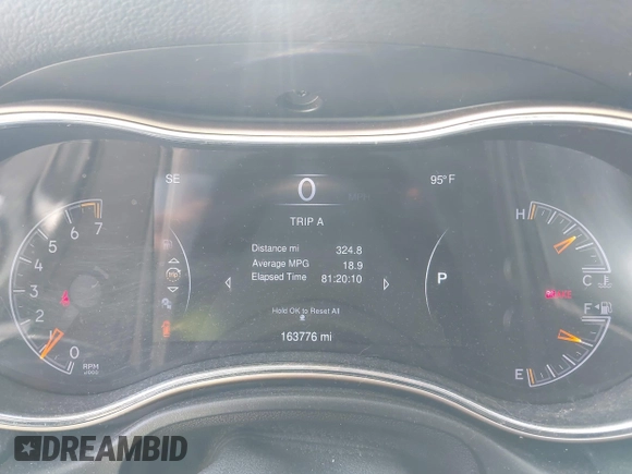 2015 Jeep Grand Cherokee Altitude with VIN 1C4RJFAG5FC710943, listed as a IAAI auction lot 42430708 with 163,776 mi miles and . Bid and sale history available at DreamBid. Image 7.