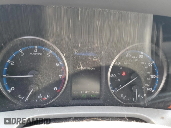 2018 Toyota RAV4 XLE with VIN 2T3RFREV0JW765995, listed as a Copart auction lot 63968785 with 114,598 mi miles and Salvage title. Bid and sale history available at DreamBid. Image 9.