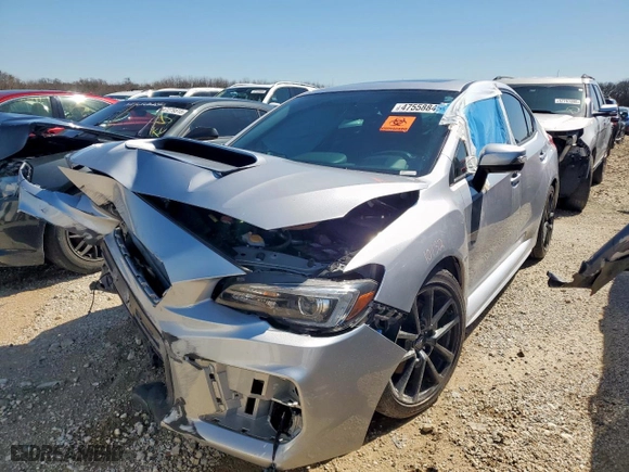 2021 Subaru WRX Limited with VIN JF1VA1J65M9816592, listed as a Copart auction lot 47558845 with 0 mi miles and Salvage Title. Bid and sale history available at carsss.com. Image 1.