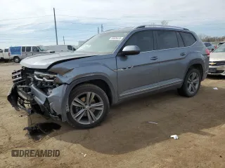 2019 Volkswagen Atlas SE with VIN 1V2XR2CA2KC518325, listed as a Copart auction lot 53628415 with 62,298 mi miles and Clean title. Bid and sale history available at DreamBid. Image 1.