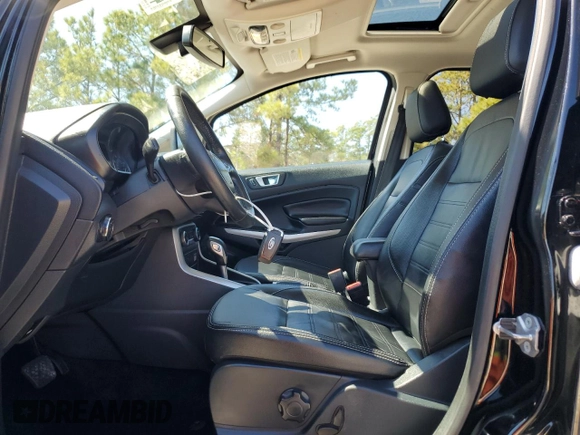 2019 Ford EcoSport Titanium z VIN MAJ3S2KE8KC278227, wystawiony jako Copart lot #46604965 z przebiegiem 59 390 mil mil oraz Czysty tytuł • Clean title. Historia ofert i sprzedaży dostępna na DreamBid. Obrazek 7.