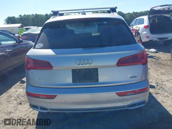 2020 Audi Q5 Premium Plus with VIN WA1E2AFY5L2067280, listed as a IAAI auction lot 42502484 with 62,583 mi miles and . Bid and sale history available at DreamBid. Image 17.
