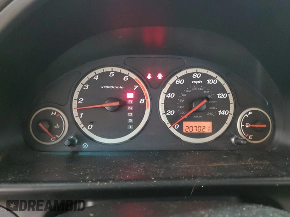 2005 Honda CR-V LX with VIN JHLRD78535C055796, listed as a Copart auction lot 46601285 with 207,021 mi miles and Salvage Title. Bid and sale history available at carsss.com. Image 9.
