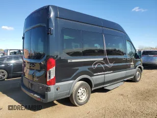 2017 Ford Transit Passenger XL with VIN 1FBZX2XM2HKA13893, listed as a Copart auction lot 76012984 with 92,823 mi miles and Salvage Title. Bid and sale history available at DreamBid. Image 3.