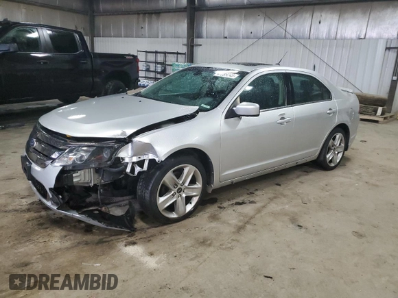 2012 Ford Fusion SPORT with VIN 3FAHP0DC7CR391242, listed as a Copart auction lot 47085245 with 64,003 mi miles and Salvage Title. Bid and sale history available at carsss.com. Image 1.