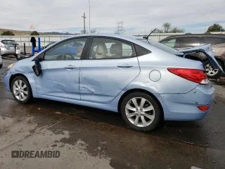 2012 Hyundai Accent GLS with VIN KMHCU4AE7CU138100, listed as a Copart auction lot 50828095 with 60,177 mi miles and Salvage Title. Bid and sale history available at carsss.com. Image 2.