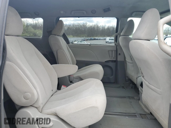 2013 Toyota Sienna LE with VIN 5TDJK3DC7DS067735, listed as a Copart auction lot 53234585 with 236,420 mi miles and Clean Title. Bid and sale history available at carsss.com. Image 11.