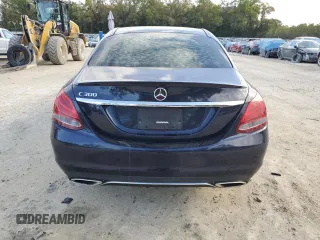 2016 Mercedes-Benz C 300 with VIN WDDWF4JB7GR145676, listed as a Copart auction lot 50071765 with 43,350 mi miles and Salvage Title. Bid and sale history available at carsss.com. Image 6.